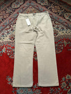 Brooker Jeanswear Beige Khaki RELAXED FIT STURDY Denim Pants - 36