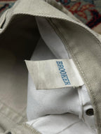 Brooker Jeanswear Beige Khaki RELAXED FIT STURDY Denim Pants - 36