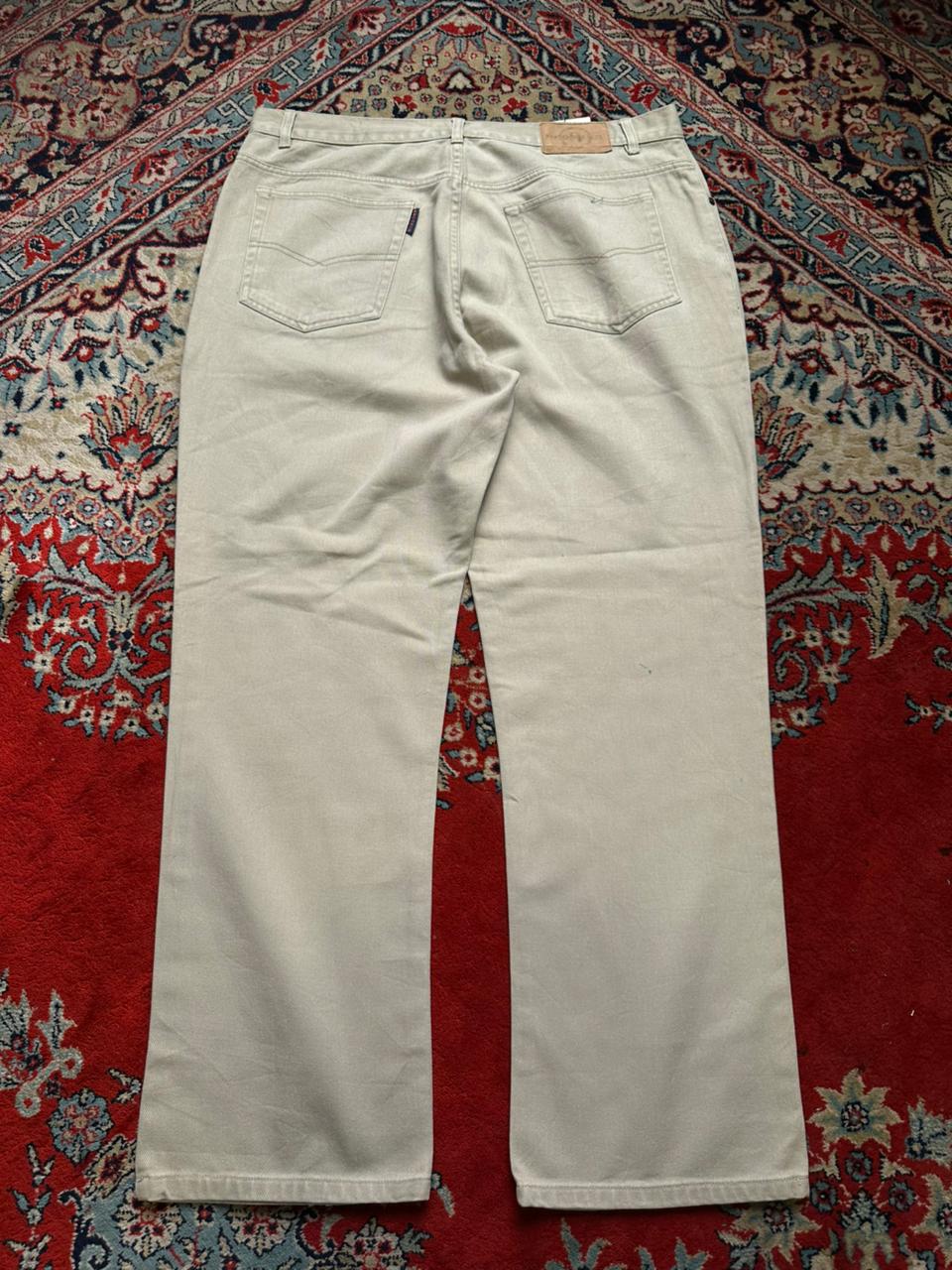 Brooker Jeanswear Beige Khaki RELAXED FIT STURDY Denim Pants - 36
