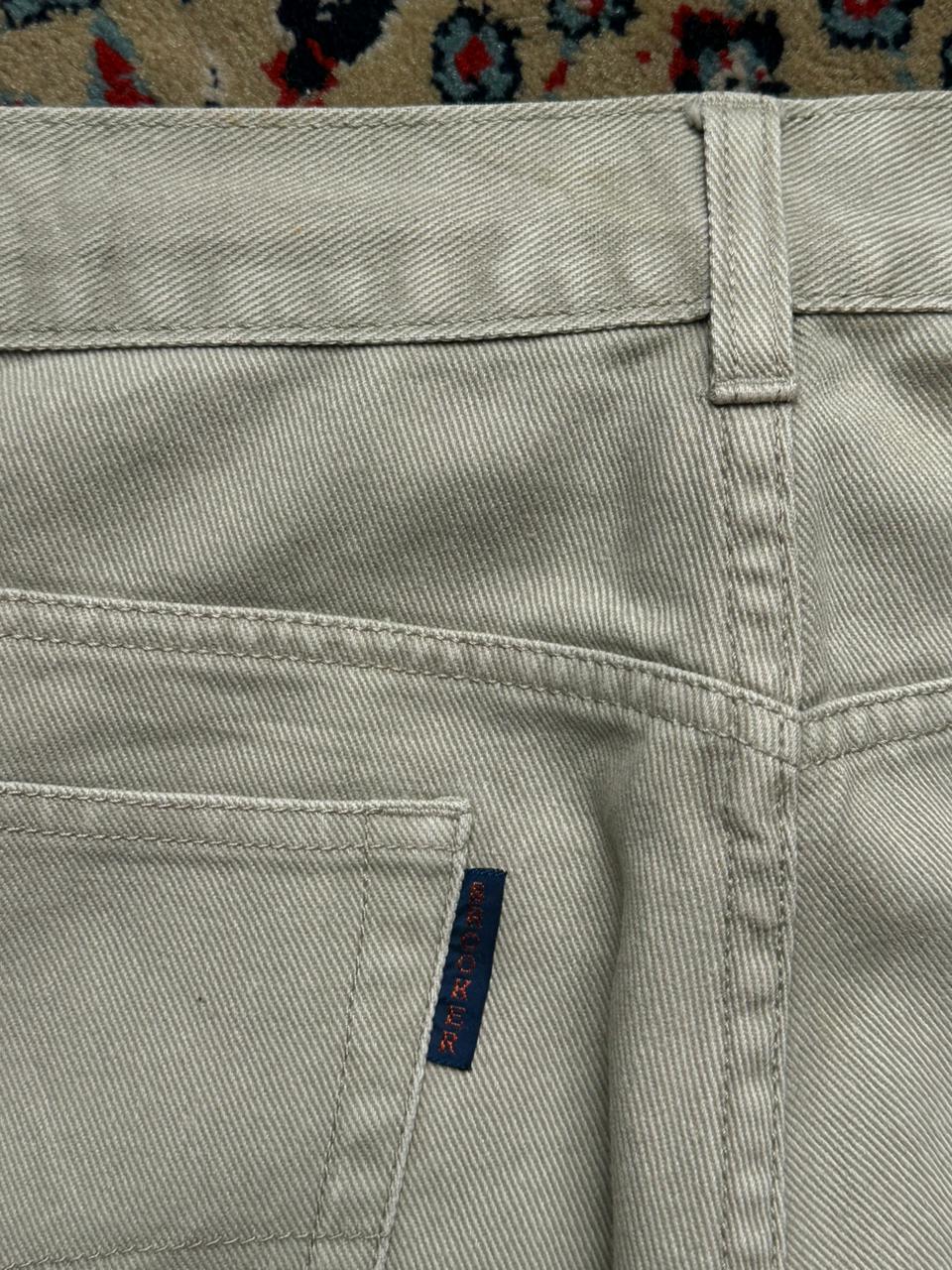 Brooker Jeanswear Beige Khaki RELAXED FIT STURDY Denim Pants - 36