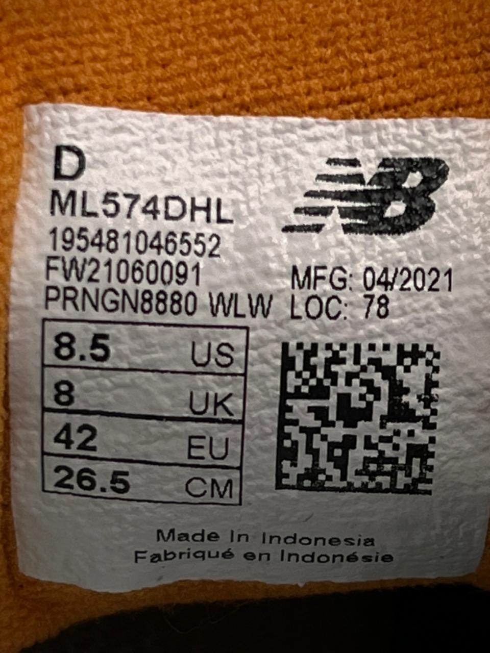 New Balance 574 RUGGED NATURAL INDIGO TEAL