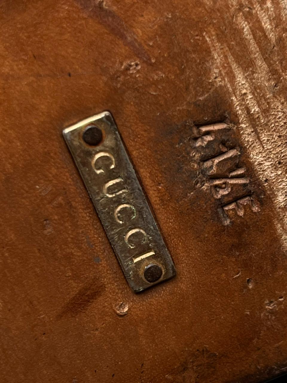 Gucci Black Leather Double G Marmont Loafers