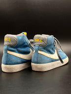 NIKE BLAZER MID BLUE TRAINERS - 37.5
