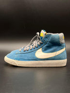 NIKE BLAZER MID BLUE TRAINERS - 37.5