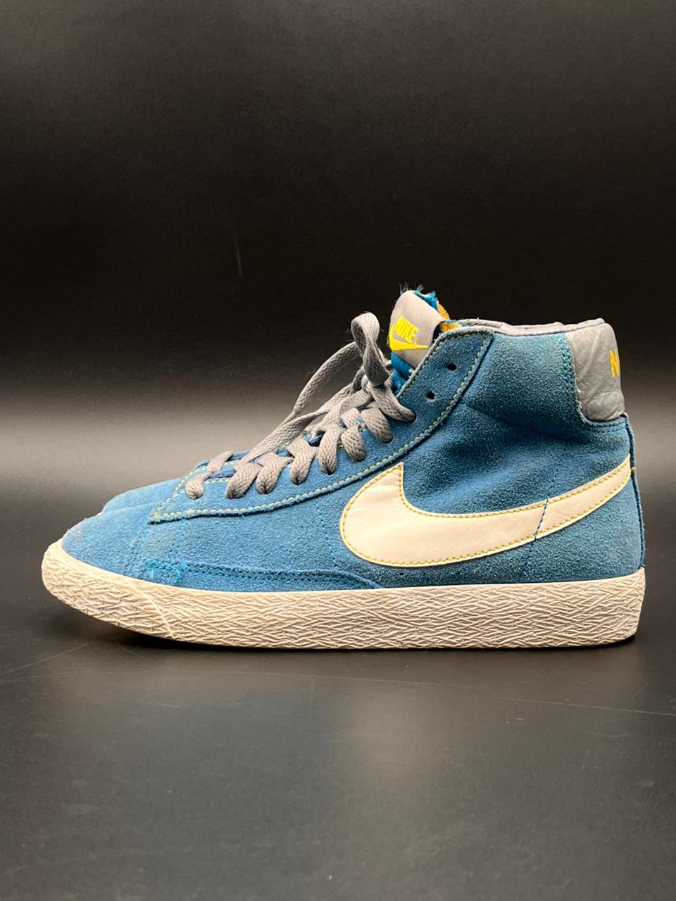 NIKE BLAZER MID BLUE TRAINERS