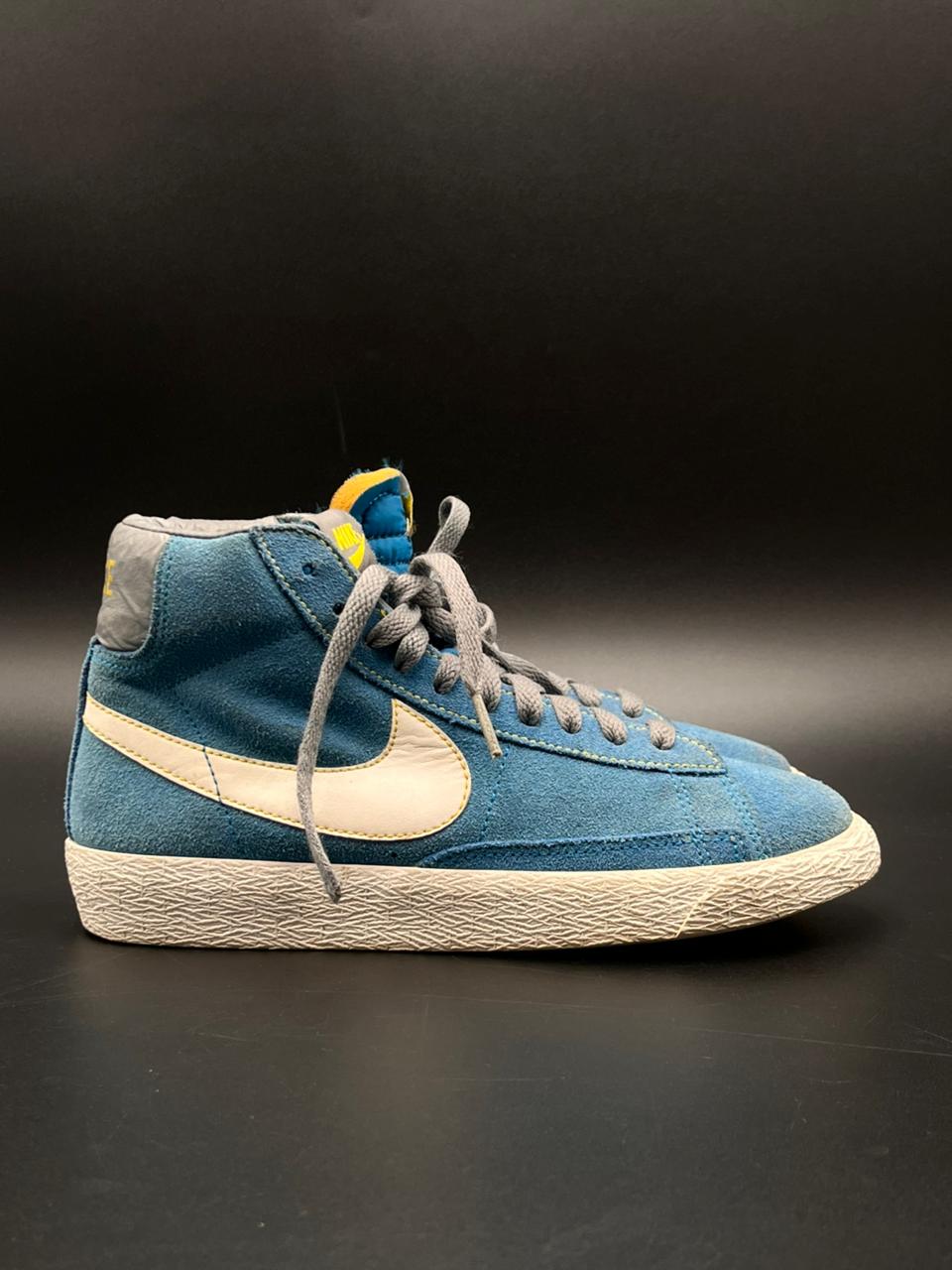 NIKE BLAZER MID BLUE TRAINERS