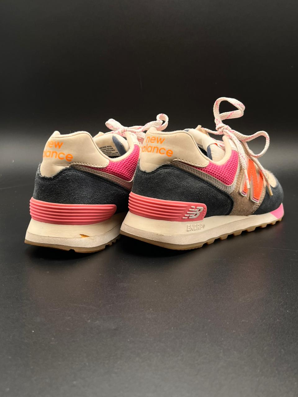 NEW BALANCE 574 NATURAL INDIGO VINTAGE ROSE