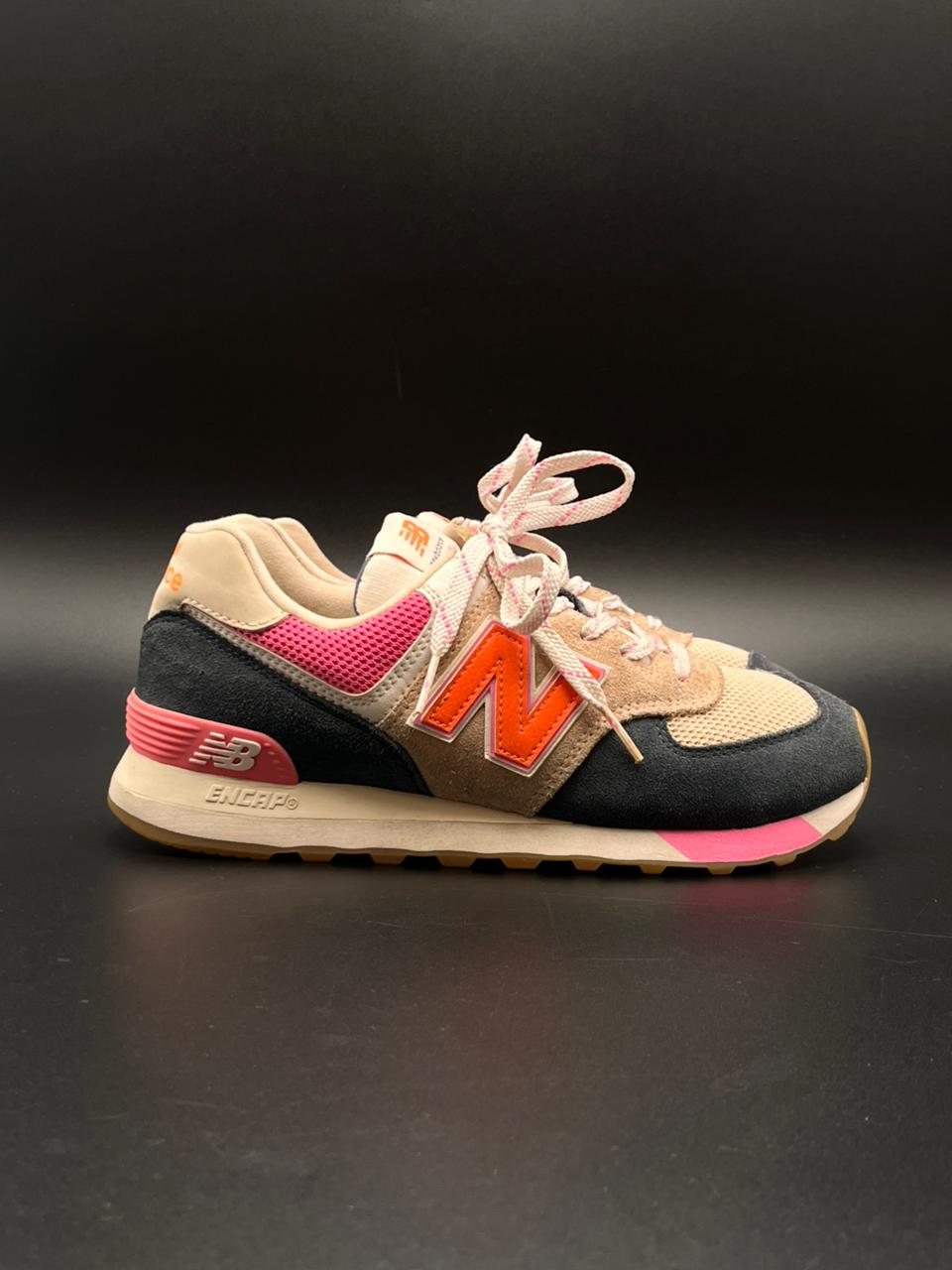 NEW BALANCE 574 NATURAL INDIGO VINTAGE ROSE