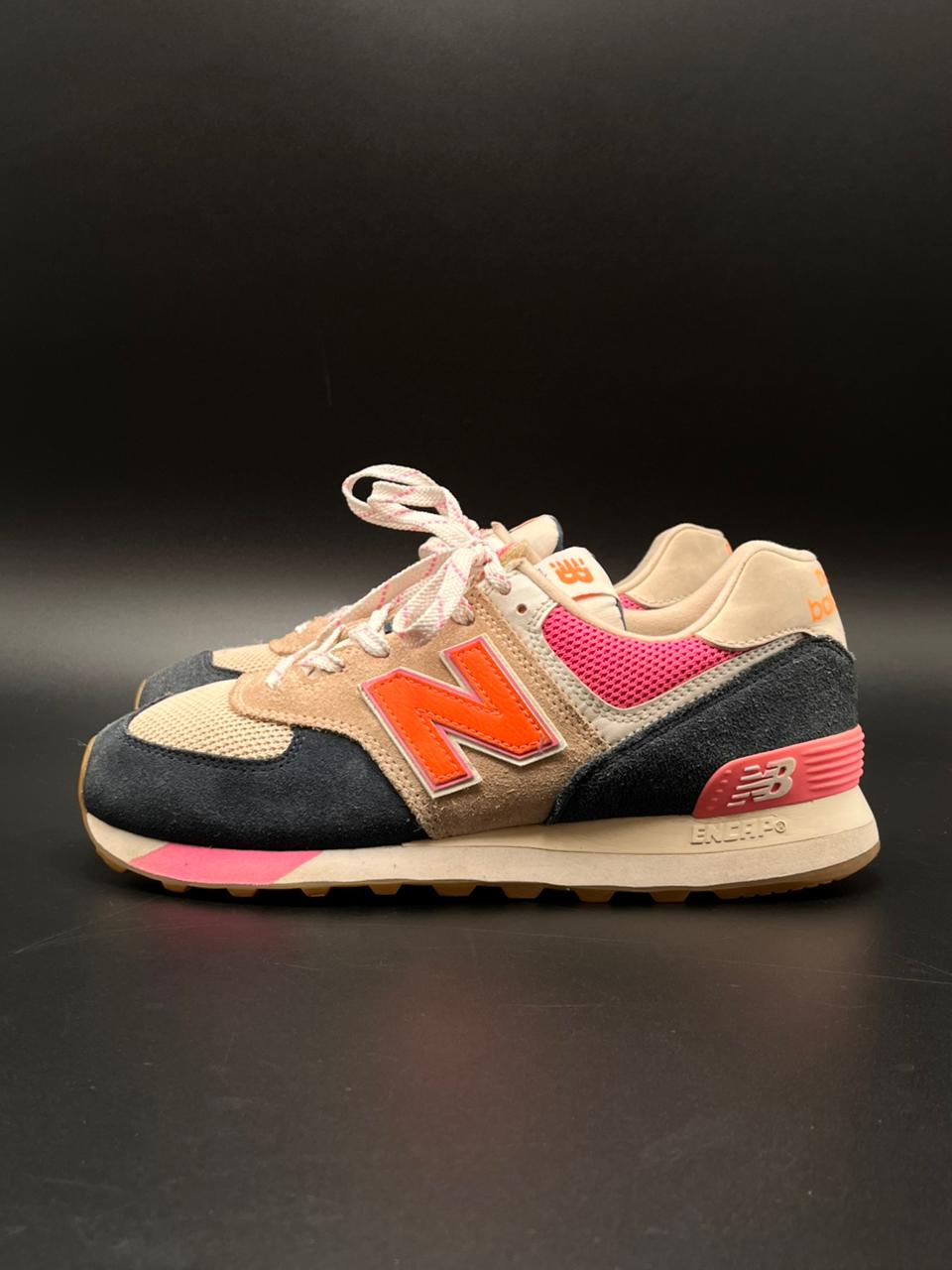 NEW BALANCE 574 NATURAL INDIGO VINTAGE ROSE