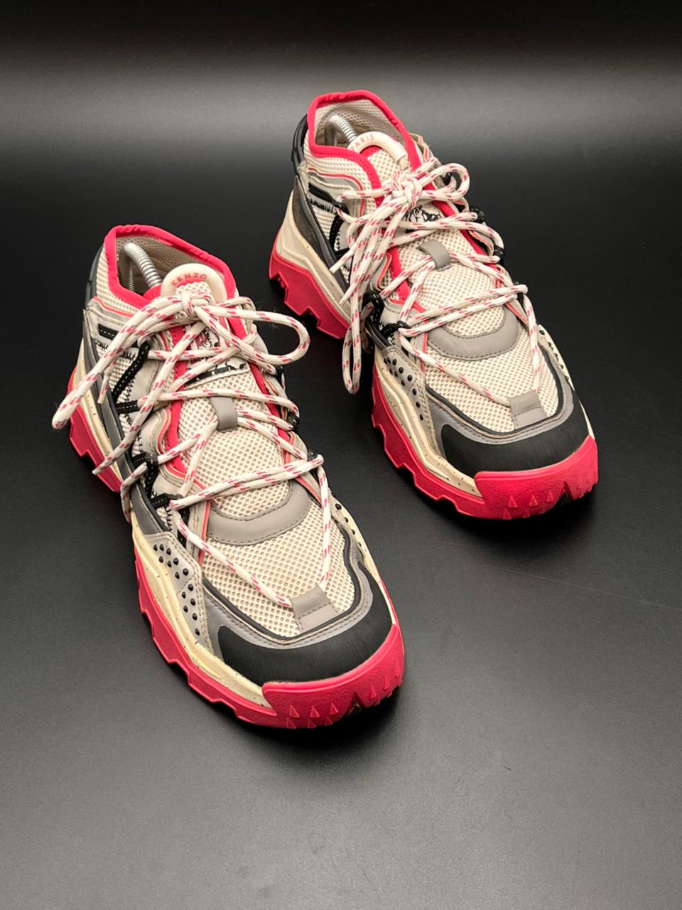 KENZO INKA SUEDE PANEL Chunky Boots