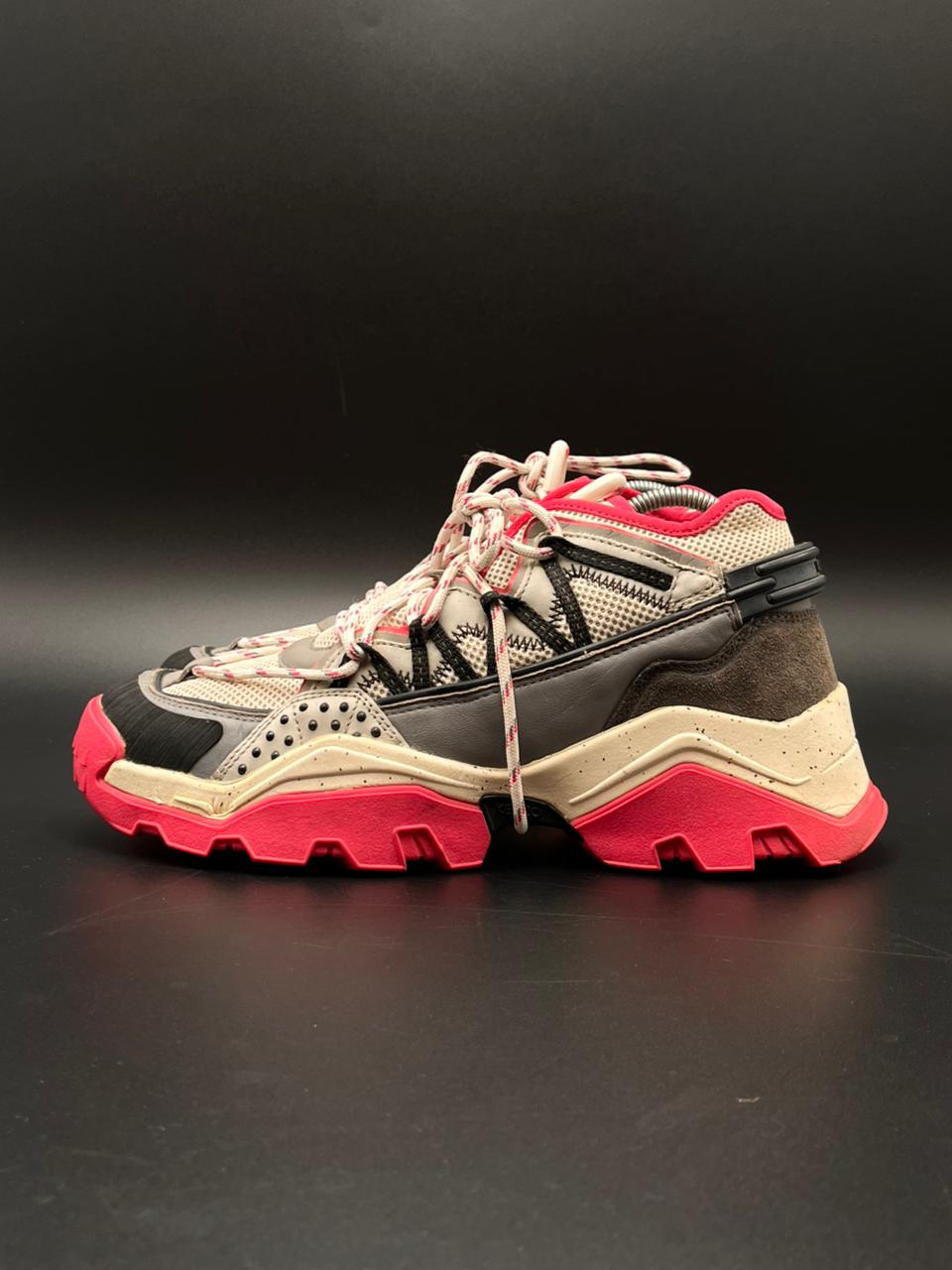 KENZO INKA SUEDE PANEL Chunky Boots