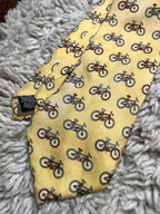 Beaufort The Tie Rack Yellow Novelty Bicycle Bike TIE