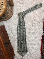 Diamond Collection by Gelfer Geometric Square Pattern TIE