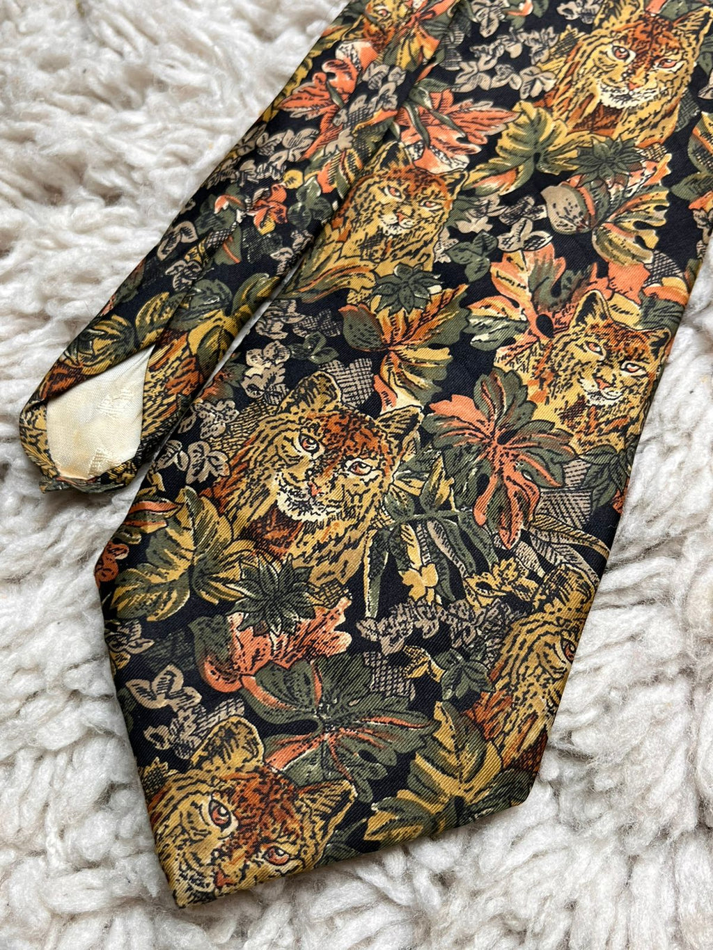 Jose Piscador Jungle & Leopard Print TIE