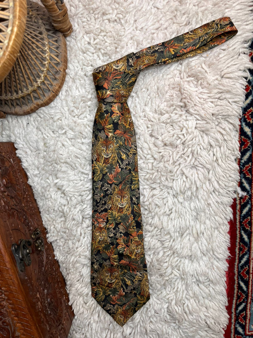 Jose Piscador Jungle & Leopard Print TIE