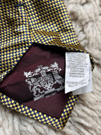 M&S Marks & Spencer  Check Micro Diamond Pattern TIE