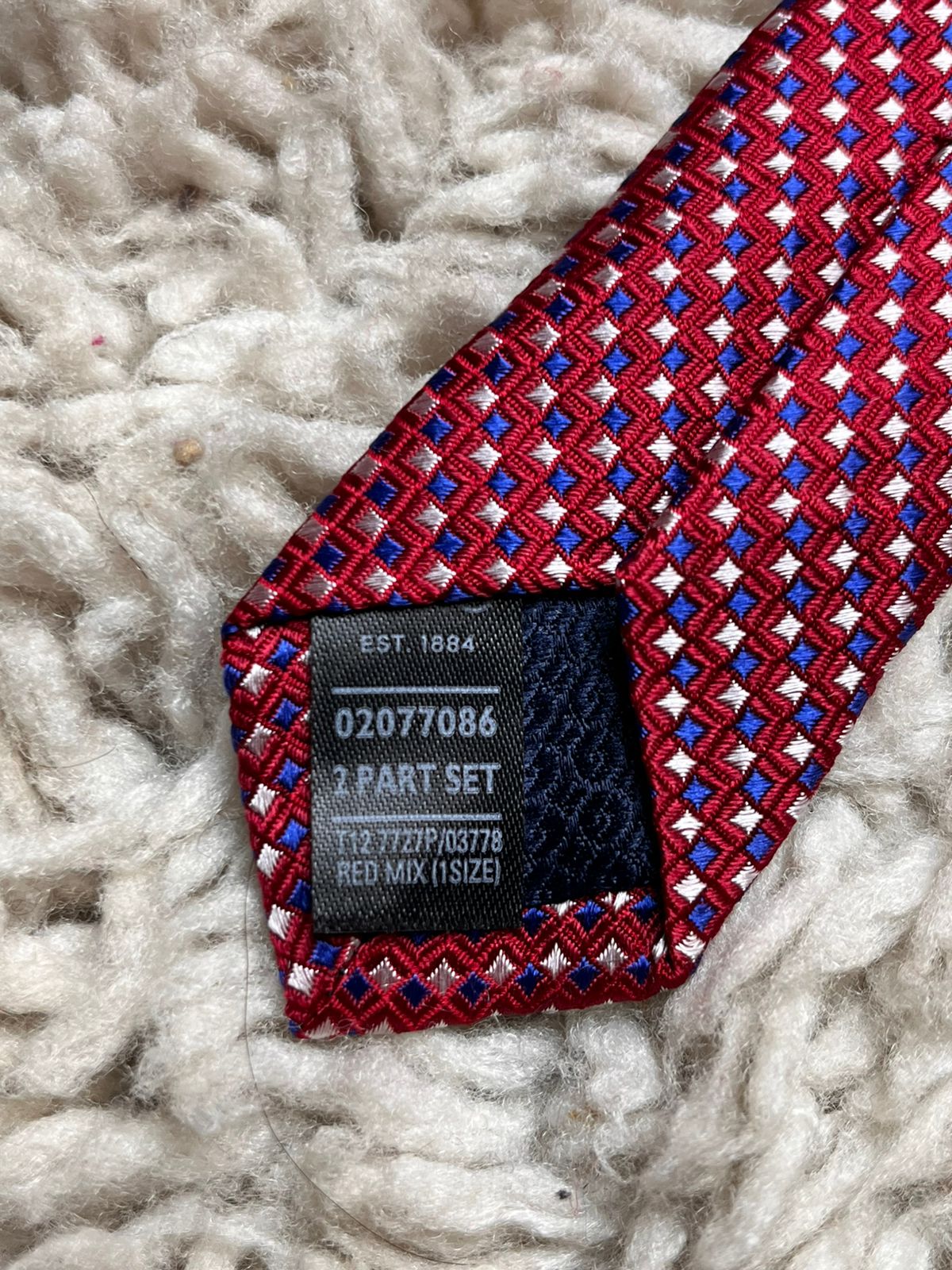 Marks & Spencer Geometric Diamond Pattern Tie