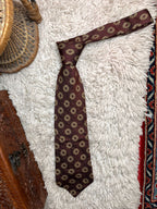 Romeo Gigli Geometric Floral Medallion TIE