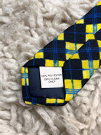 St. Bernard Men's Bold Check Plaid Polyester Patterned TIE