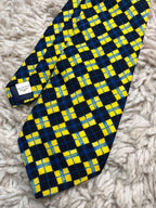 St. Bernard Men's Bold Check Plaid Polyester Patterned TIE
