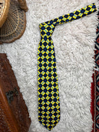 St. Bernard Men's Bold Check Plaid Polyester Patterned TIE