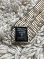 Next Champagne Gold Textured Micro Grid TIE
