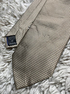 Next Champagne Gold Textured Micro Grid TIE