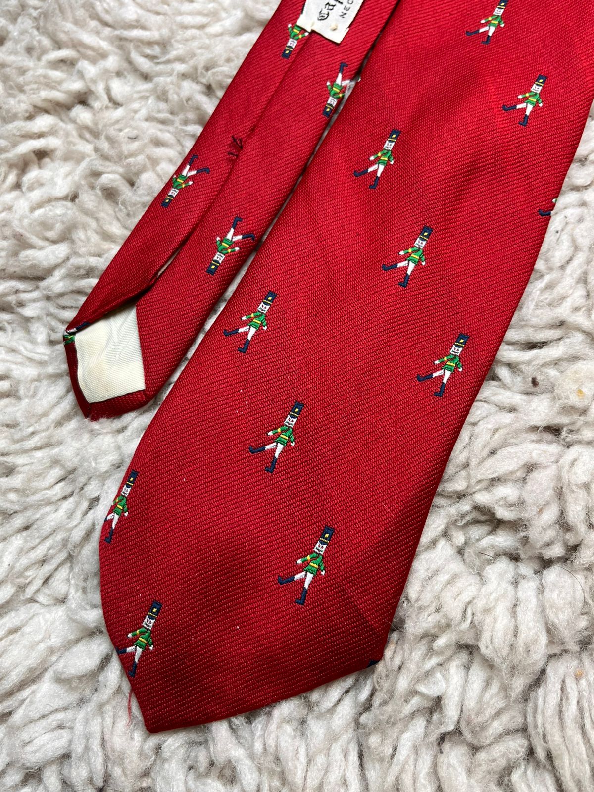 Cape Cod Neckwear Red Nutcracker Toy Soldier Christmas HolidaY TIE