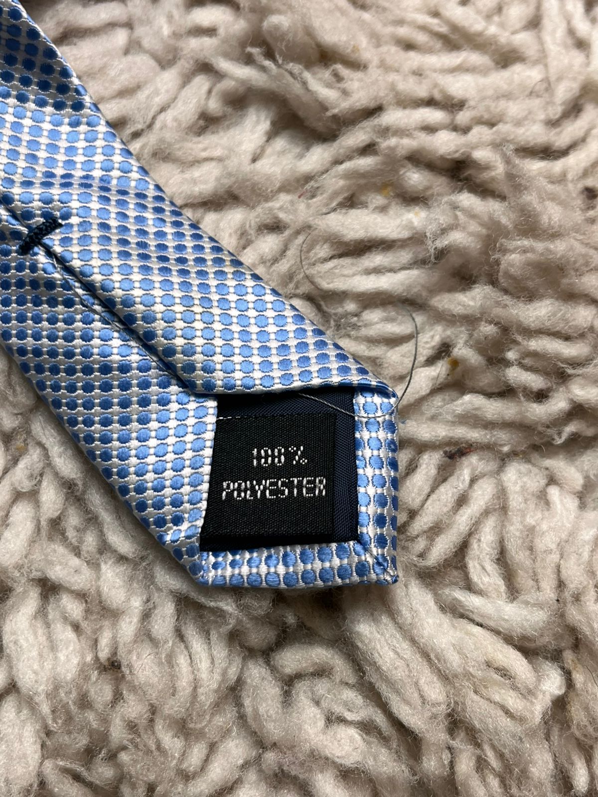 Comme Soie by Montagu Micro Dot Geometric Pattern TIE