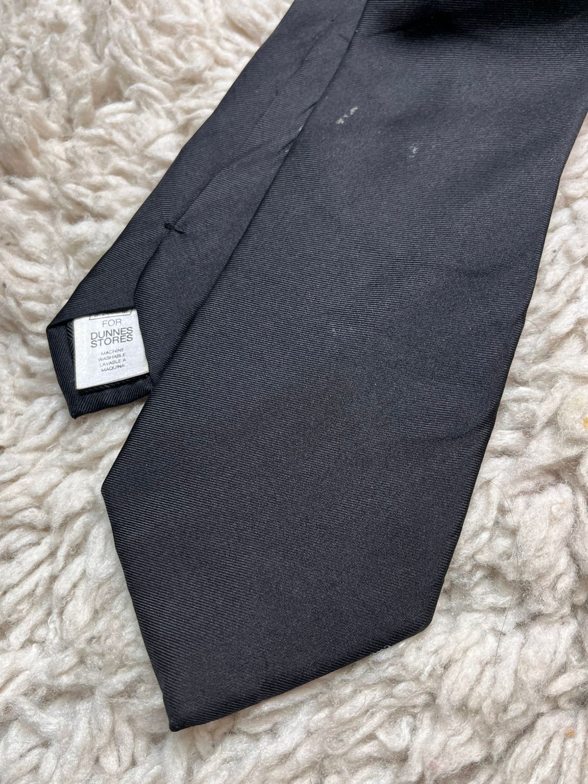 Dunnes Stores St Bernard Solid Black TIE