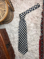 Vintage ST MICHAEL Marks & Spencer Geometric Squares Polyester TIE