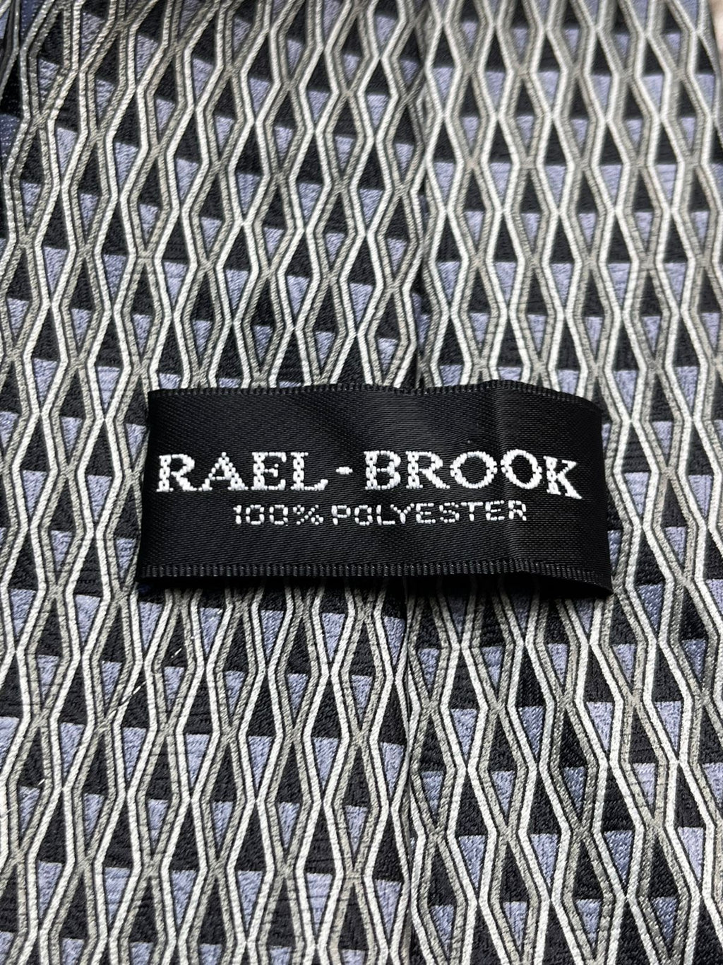 Rael Brook Geometric Diamond Pattern Tie