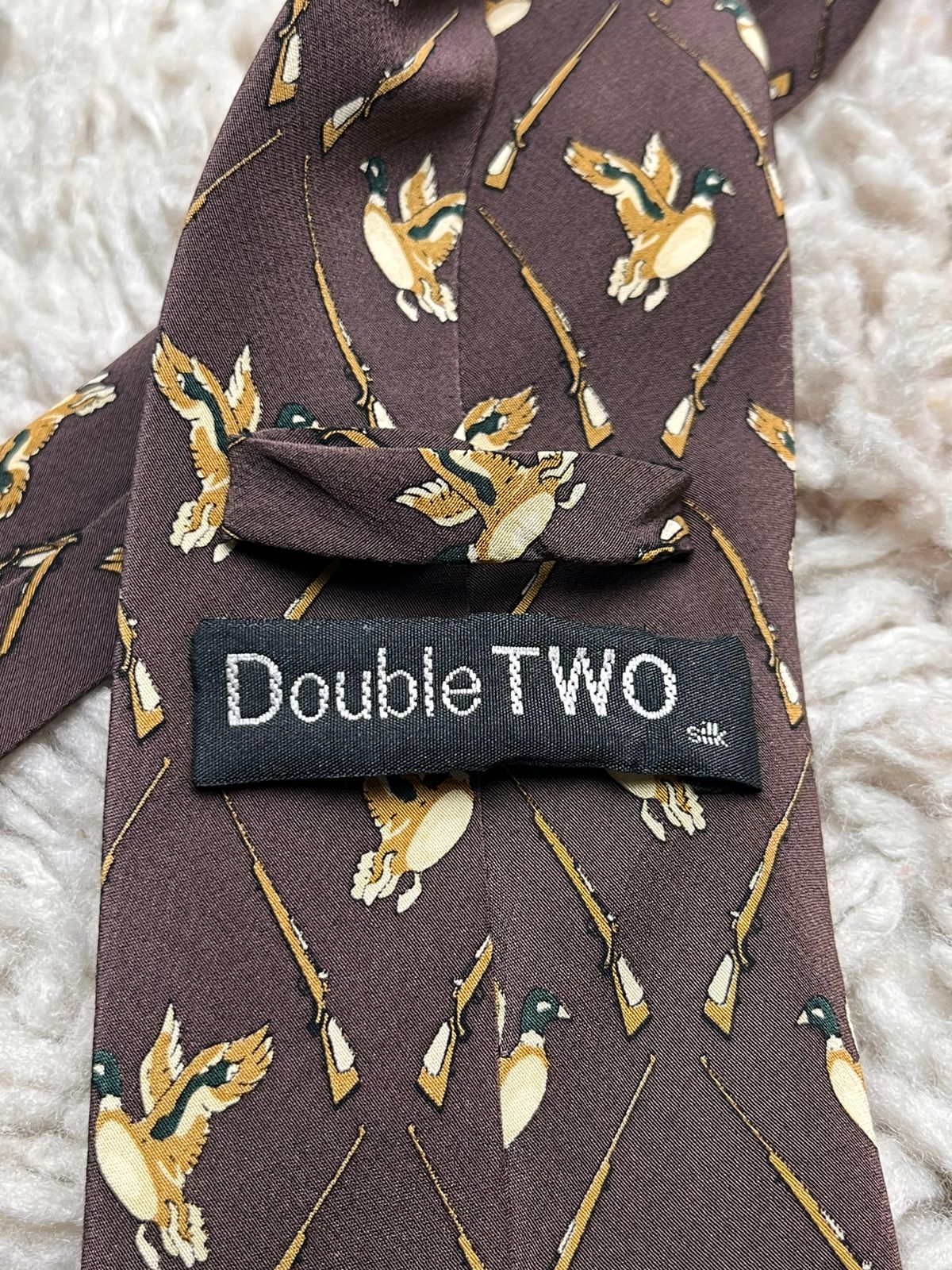 Double TWO Mallard Duck & Shotgun Country Hunting Pattern TIE