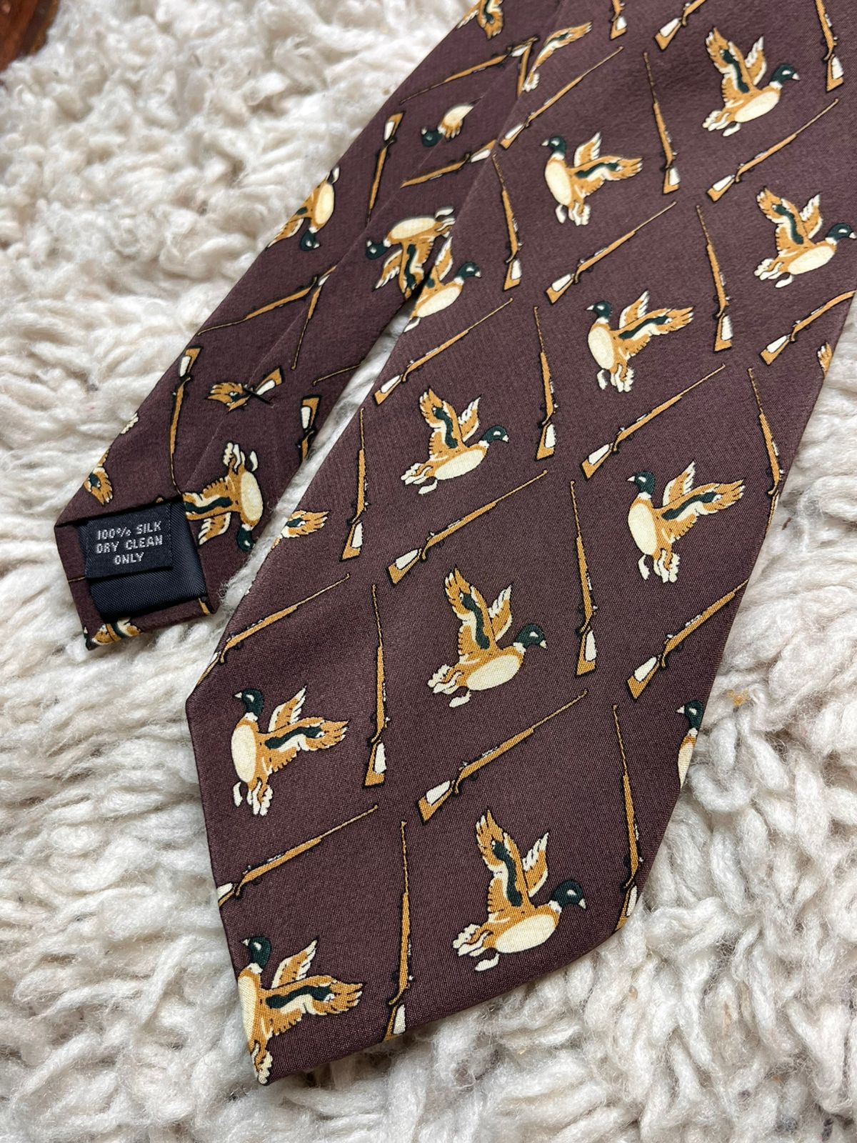 Double TWO Mallard Duck & Shotgun Country Hunting Pattern TIE