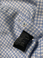 OXFORD Luxury Slim Fit Houndstooth Cotton Button Down Shirt
