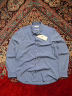 Calvin Klein Blue Checkered BUTTON DOWN SHIRT