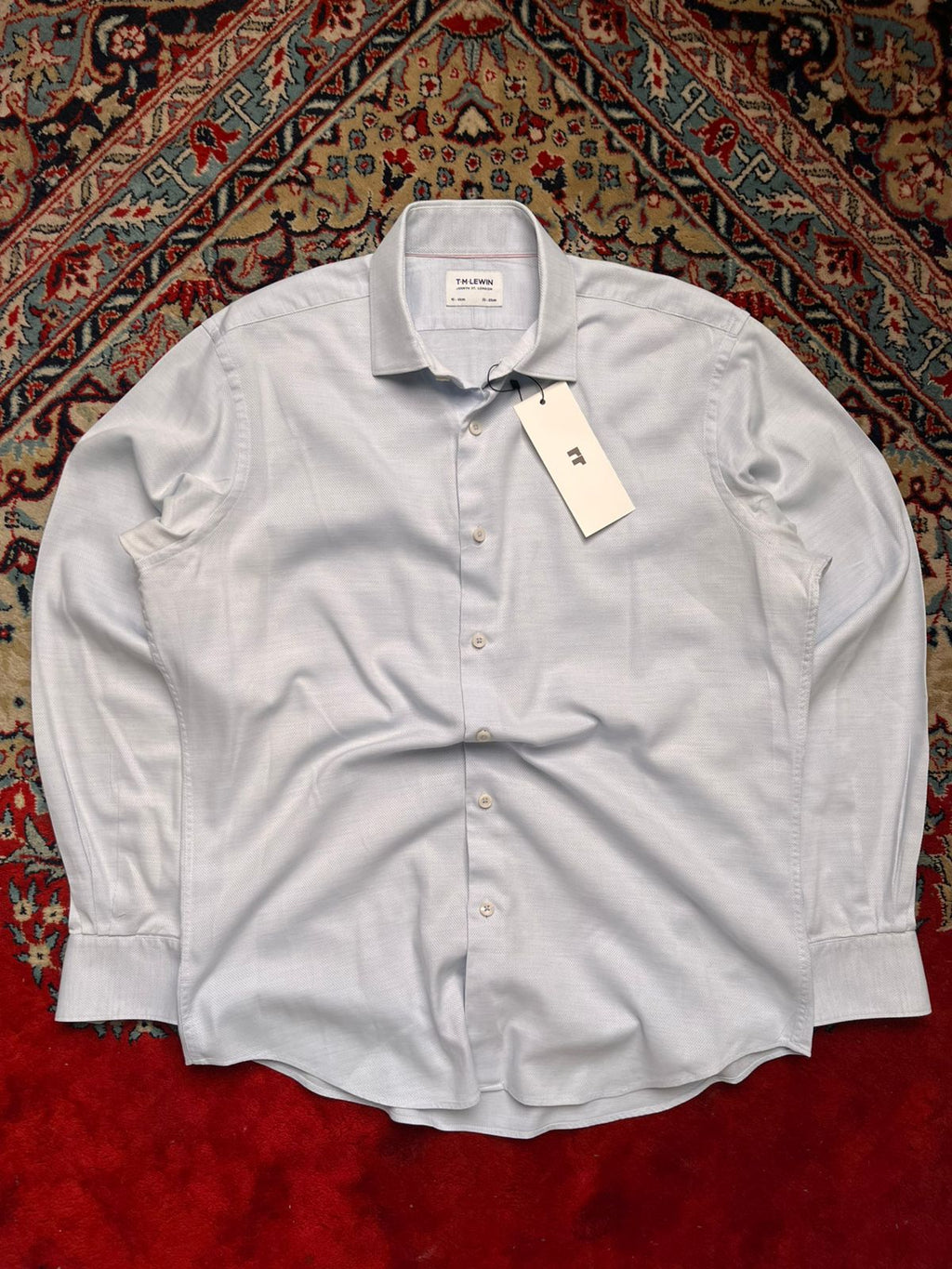 T.M. LEWIN Textured BUTTON DOWN Shirt