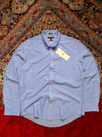 Tommy Hilfiger Custom Fit COTTON/LINEN BLEND Button Down Shirt