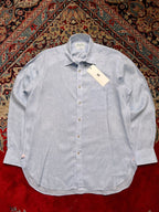 Thomas Pink Pure Linen Button Down Shirt