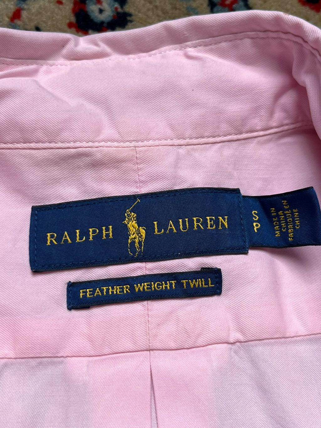 POLO Ralph Lauren Feather weight Twill Pink Button Down Shirt