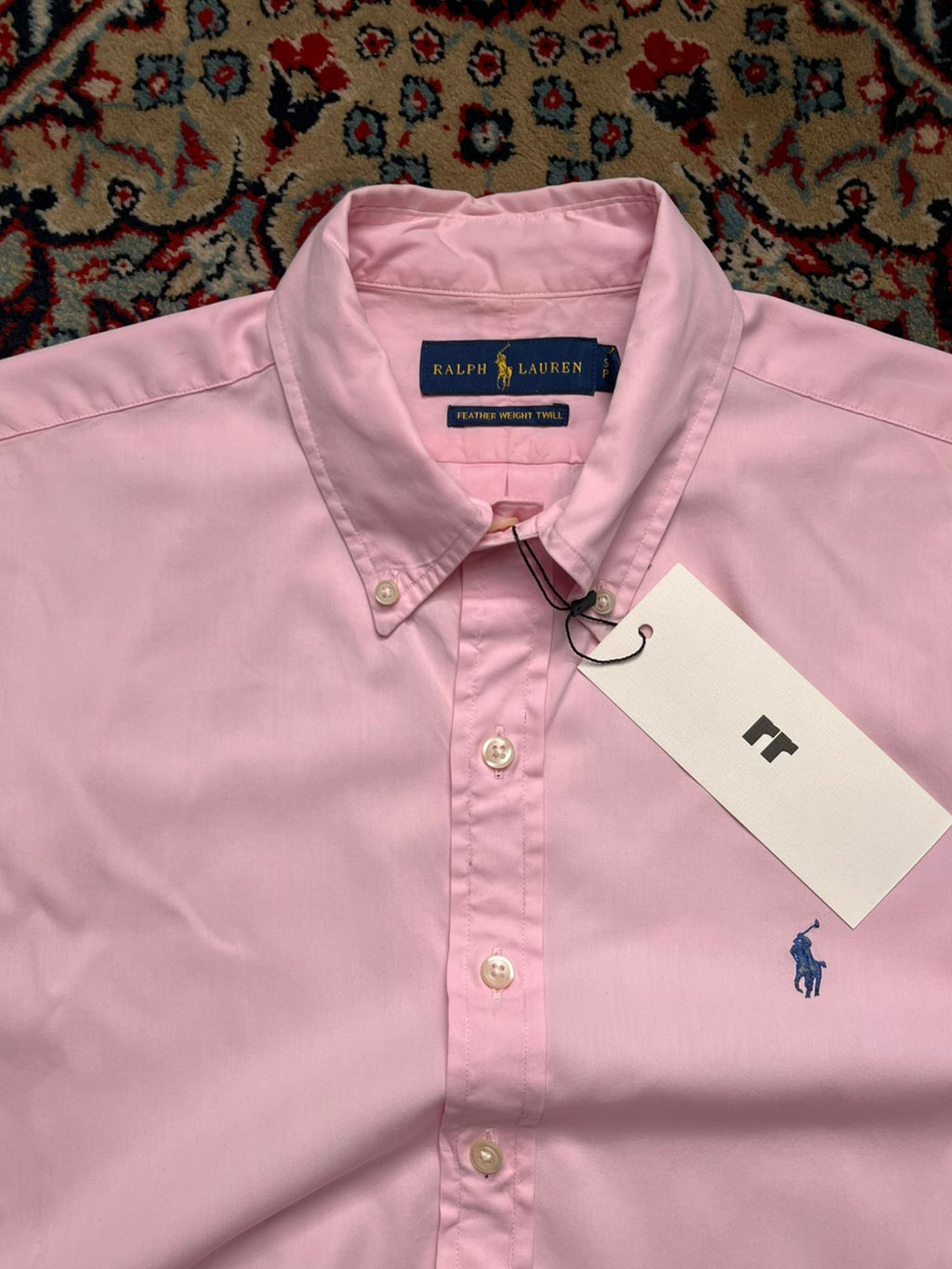 POLO Ralph Lauren Feather weight Twill Pink Button Down Shirt