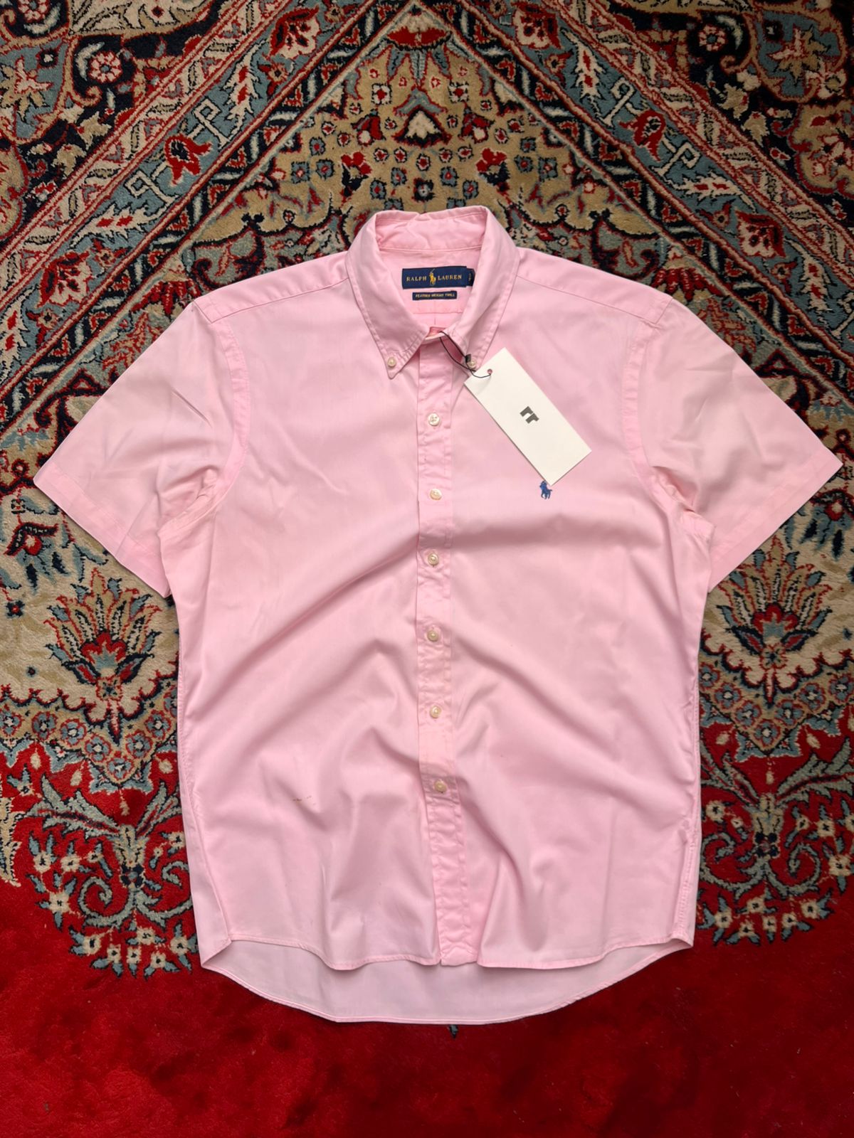 POLO Ralph Lauren Feather weight Twill Pink Button Down Shirt