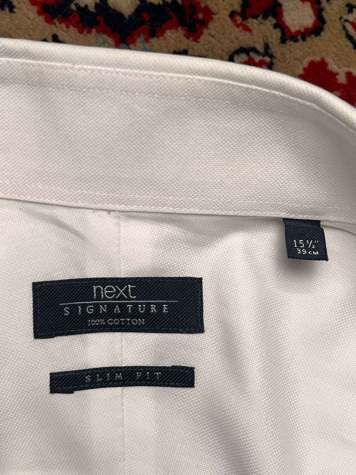 Next Signature Slim Fit Textured Weave Button Down Shirt