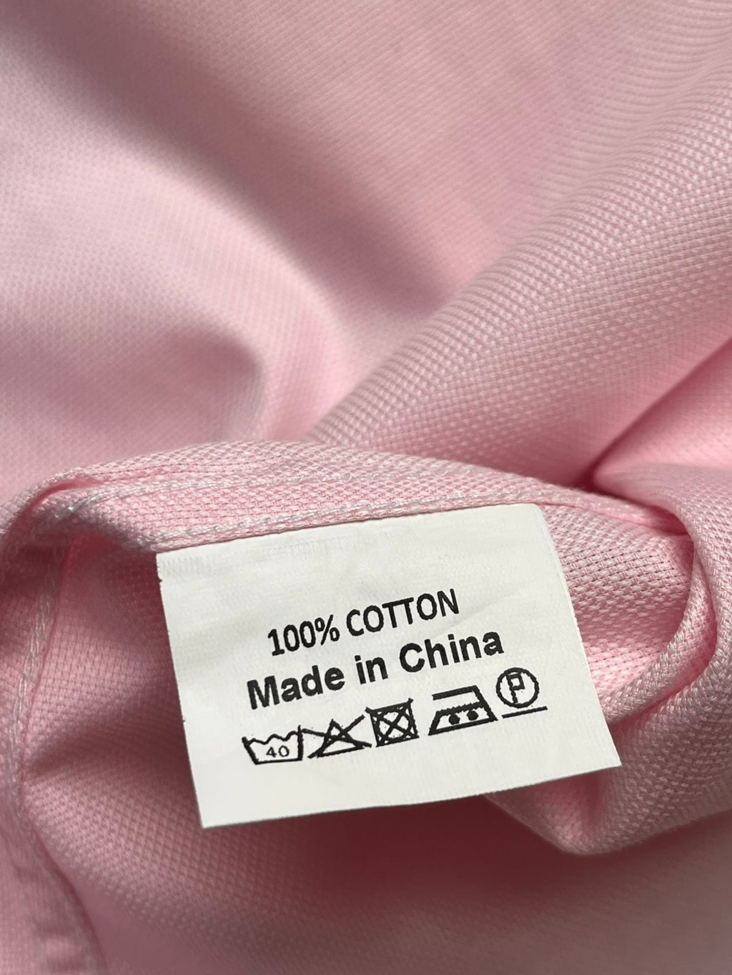 Trashness Pink Round Penny Collar Formal Button Down Shirt