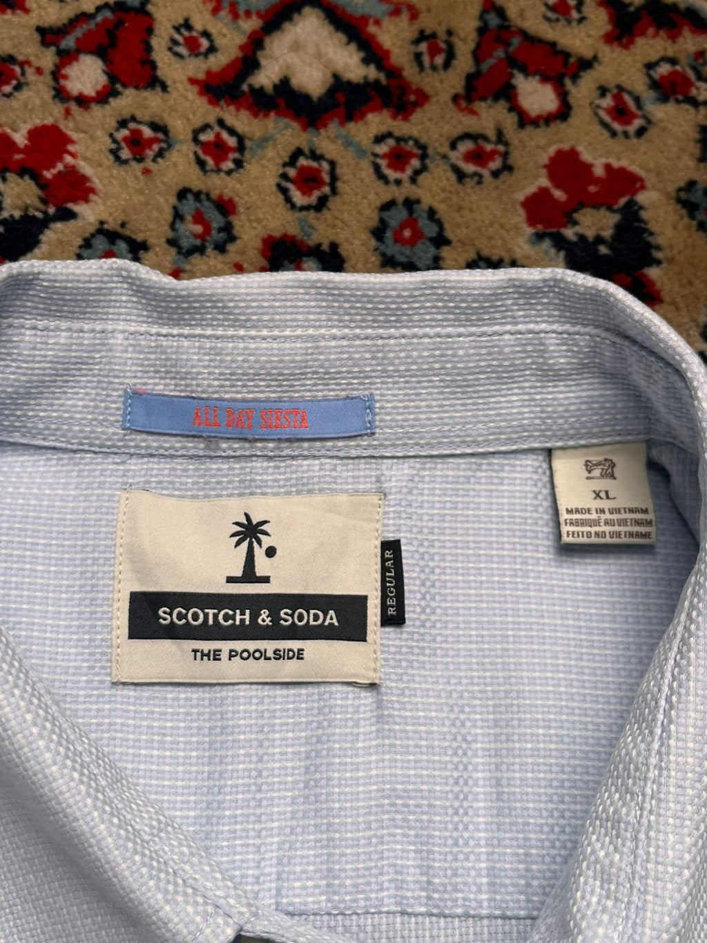 SCOTCH & SODA Breathable Textured Button Down SHIRT