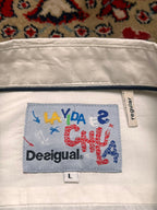 Desigual Christian Lacroix Splatter Graphic Button Down Shirt