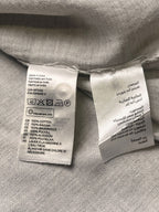 H&M L.O.G.G. Grey Herringbone Cotton Button Down Shirt