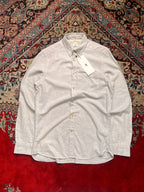 H&M L.O.G.G. Grey Herringbone Cotton Button Down Shirt