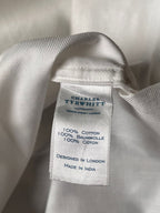 Charles Tyrwhitt White Herringbone FORMAL Shirt
