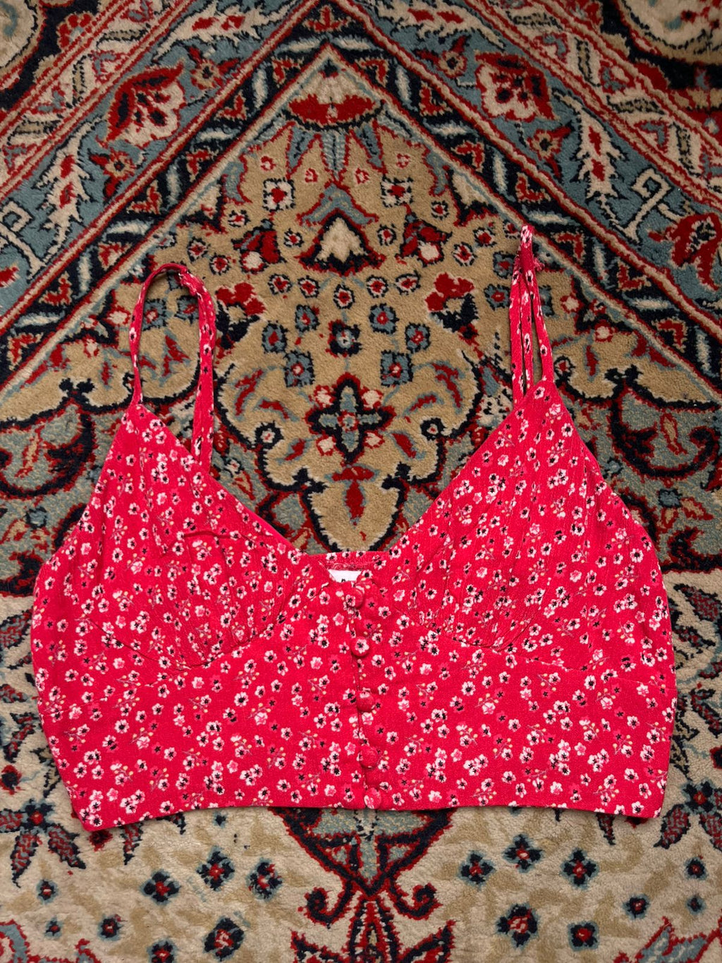 Princess Polly Floral Bralette Crop Top